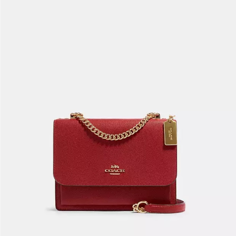 Klare Red Crossbody Bag Purse Coach
